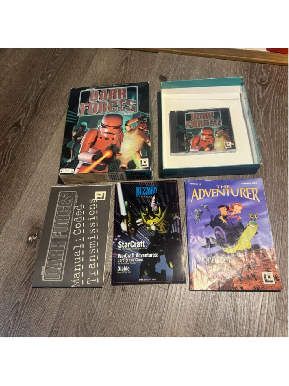 Vtg Vintage 1994 LucasArts Star Wars Dark Forces PC Video Game Cib Complete